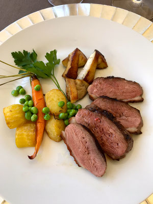 Duck breast with champignons and potatoes by ZsL