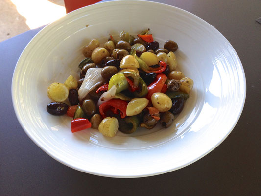 Potatoes, olives, peppers and more, a perfect side dish for fish by ZsL