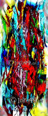Auf wertvollen Karton. Die Erscheinung ca. 25x60 oder 50x120cm. NUR 276,- €