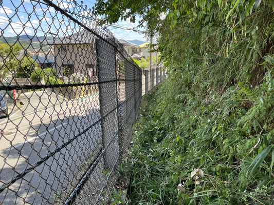 スッキリしたフェンス