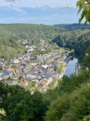 Blick vom Schloss Vianden 
