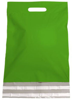 Folien-Versandtasche mit Griffloch "Grün"