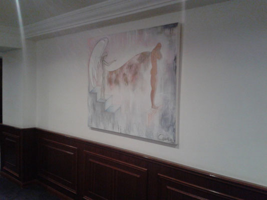 Works at The Melia Hotel, London, 2015. 