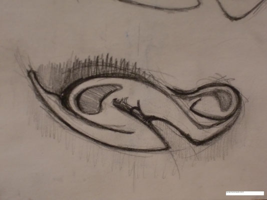 Womb, Head and Heart initial sketch sample