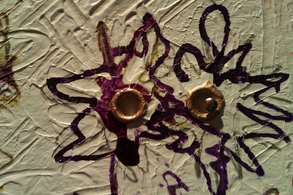 Post Card Art - Flowers, 2012.