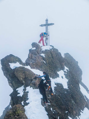 the summit of the Dreiländerspitze