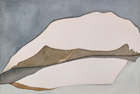 ©Wendy Van Haerlem, Six Variations, 1988, watercolor on paper, 9 x 12 inches / 23 x 30 cm.