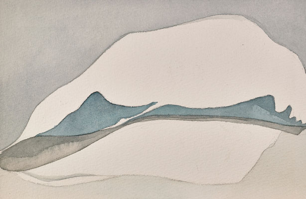 ©Wendy Van Haerlem, Six Variations, 1988, watercolor on paper, 9 x 12 inches / 23 x 30 cm.