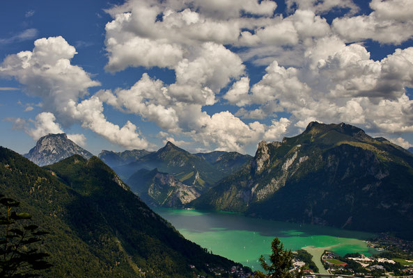 Blick vom Feuerkogel nach Ebensee