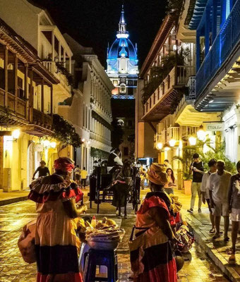Cartagena bei Nacht