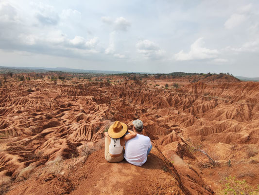 Blick in die Tatacoa-Wüste