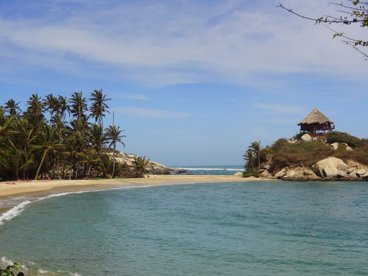 Tayrona Nationalpark - am Strand von Cabo San Juan del Guia