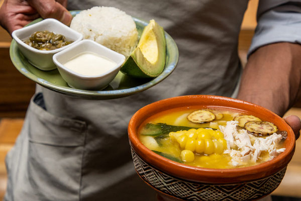 Empfehlung für ein typisches Mittagessen: Ajiaco - das Traditionsgericht in Bogota 