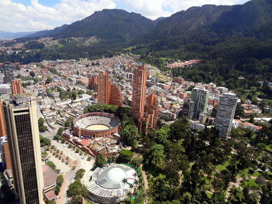 Bogota - Skyline - Blick vom Torre Colpatria