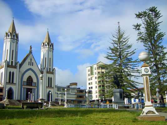Die Plaza von Santa Rosa de Cabal