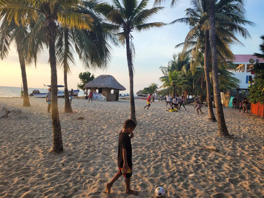 Am Strand in Rincon del Mar