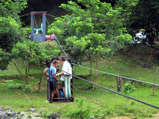 ... und Überquerung des Rio Cauca