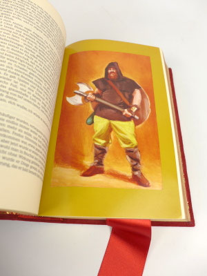 Der Herr der Ringe in rotem Leder mit Goldschnitt - annabuchwunder