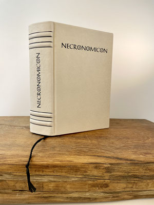 Necronomicon - French edition leather-bound book