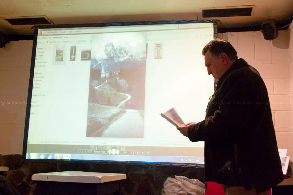 Getxo tabernan ARTE-KONTUAK: Jose Fernández, Proiektu aurkezpenak.