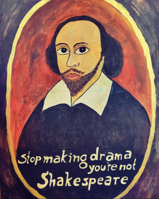 WILLIAM, mixed media auf Leinwand - 49 x 90 cm, auf Anfrage, im Konvolut mit Amadeus