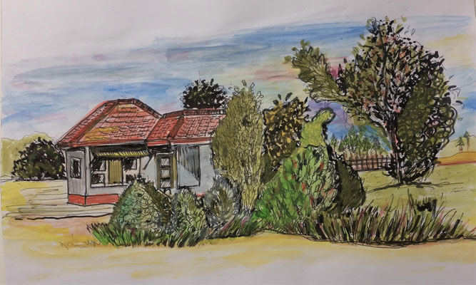 Studie - mixed media auf Papier - 30 x 21 cm - CHF 50