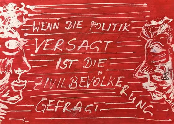 o. T. - mixed media - 24 x 17 cm - CHF 40