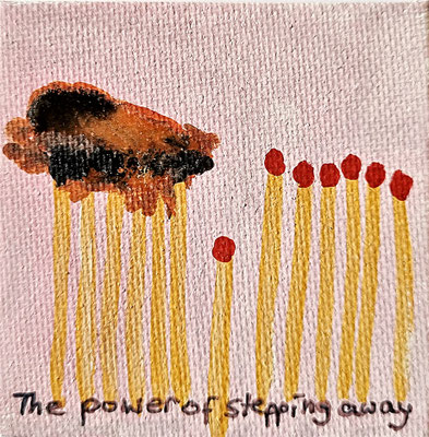 THE POWER OF STEPPING AWAY - VERKAUFT