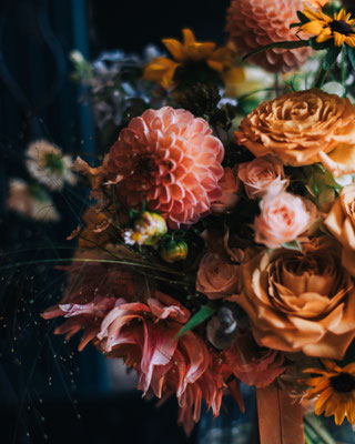 bouquet de la mariée en details
