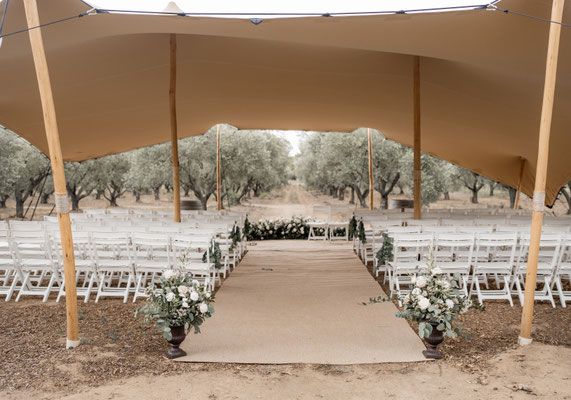 cérémonie au Château Canet 