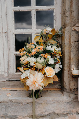 Bouquet de la mariée en cascase