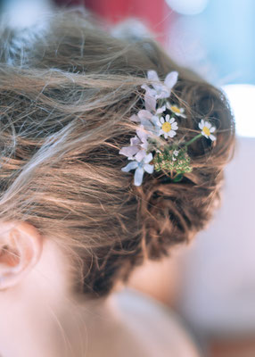 fleurs pour cheveux