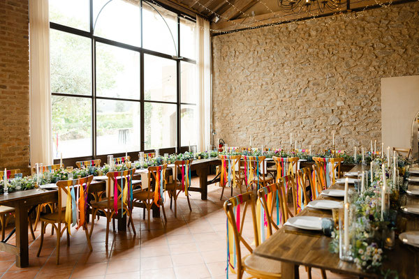 reception tables 