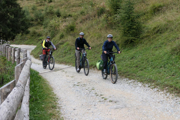 Abfahr von der Rifugio Pernici