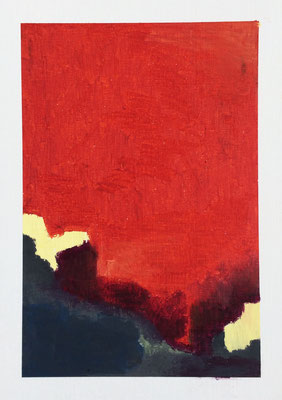 “Untitled n.28” | 21 x 29,7 cm | Oil pastels on oil paper | 2019