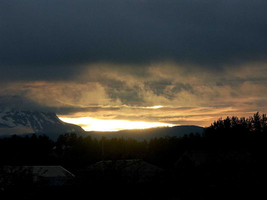 Olsborg soleil de minuit (Norvège)
