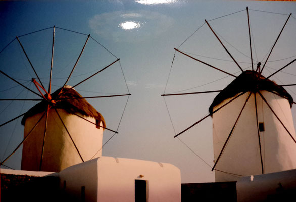 Windmühlen in Mykonos...
