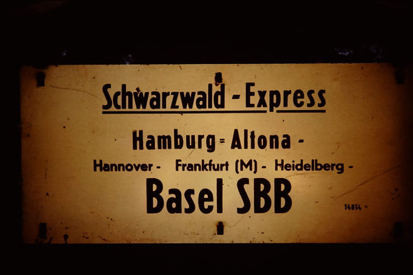 unser Zug von Hannover nach Basel