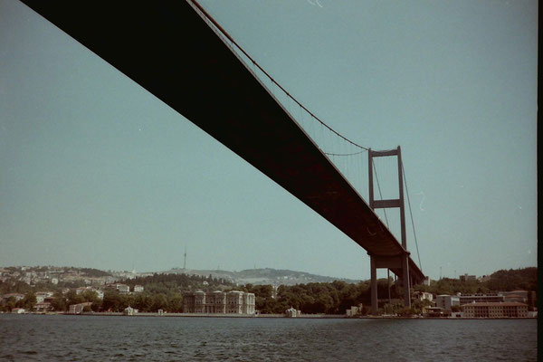 Die neue Brücke über den Bosporus...