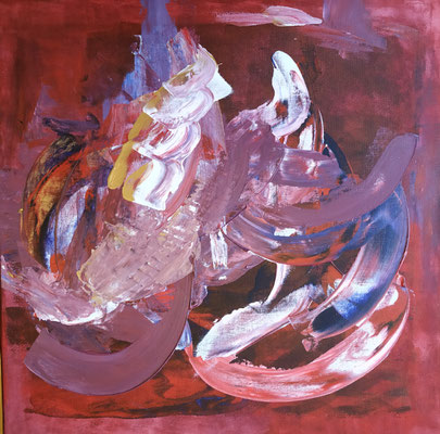 Golden shower, 50x50 cm, Acryl auf Leinwand Keilrahmen, siehe sowohl als auch, im Shop erhältlich