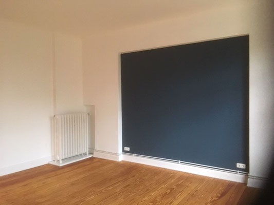 Neue Farbe, neuer Lack, Parkett geschliffen und geölt