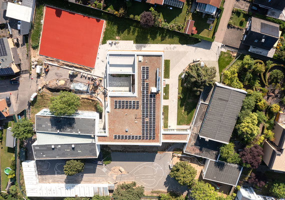 Generalplanung zur Erweiterung Josef-Schaeben-Grundschule Weilerswist, Vogelperspektive
