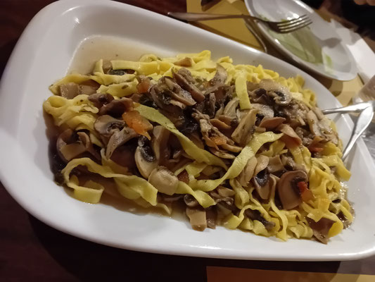 Tagliatelle mit Pilzen