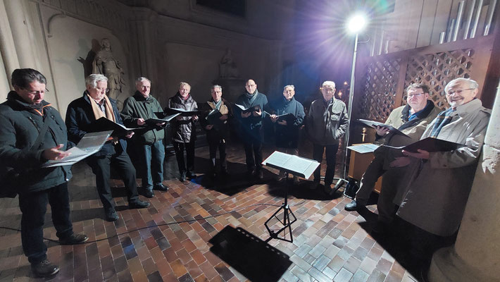 23. Dezember 2023: Wien-Ausflug - frühmorgentliche "Rorate" in der stimmungsvolen Minoritenkirche