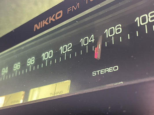 Nikko Gamma I Tuner Skalenanzeige Detail