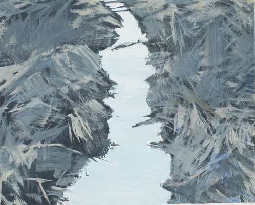 Rivière. acrylique/toile. 33/41cm. collection privée