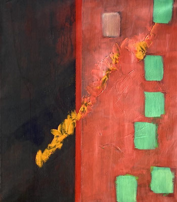 Sans titre-Technique mixte sur toile, 81x92 cm cm
