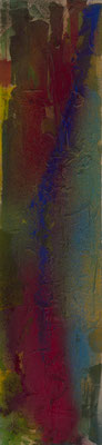Gottfried Mairwöger, Ohne Titel, Öl auf Leinen, 297 x 70 cm - verfügbar