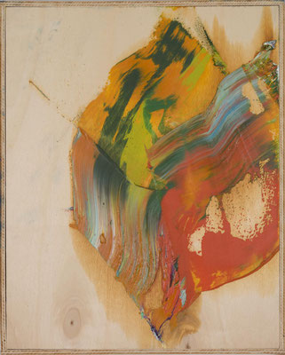 Gottfried Mairwöger, Sekundenbild, Öl auf Holz, 50 x 40 cm - verfügbar