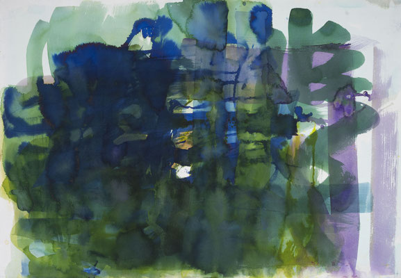Gottfried Mairwöger, Ohne Titel, Aquarell auf Papier, 70 x 100 cm - verfügbar